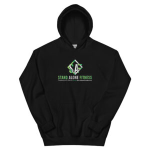 SAF Unisex Hoodie – Green Logo Edition